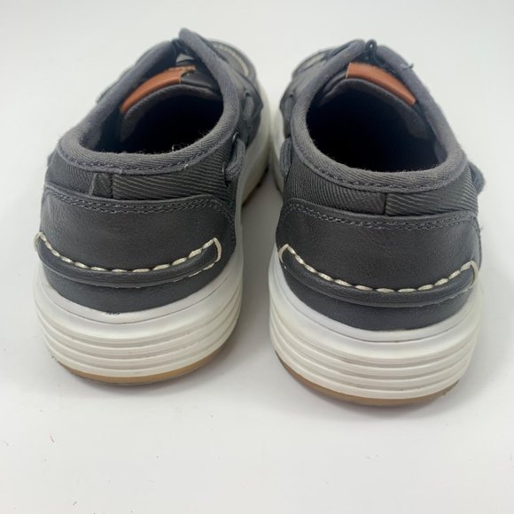 Nordstrom Noethan Grey Boys Boat Slip-On Shoes Size 13M - Picture 4 of 9